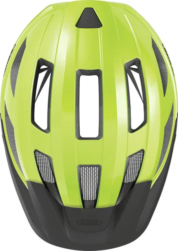 ABUS Rennradhelm Macator - Sportlicher Einsteigerhelm für Damen und Herren, Zopf-kompatibel, Gelb, Größe S - Fahrradhelme - ABUS Macator bietet hohe Sicherheit, Komfort und ein ansprechendes Design. Ideal für tägliche Fahrten und Trainingsausfahrten, auch für Zopfträger geeignet.