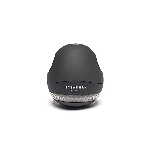 Steamery Pilo Lint Shaver Fusselrasierer Mattschwarz - Effektiver Fusselrasierer mit großem Kopf für müheloses Entfernen von Fusseln. Kabellos und mit schickem mattem Gehäuse, bietet er 40 Minuten Laufzeit für eine schnelle Pflege deiner Textilien.