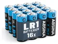ABSINA 16x Batterie LR1 N Lady für Garagentoröffner, Taschenrechner u.v.m. - 1,5V Alkaline auslaufsicher, lange Haltbarkeit