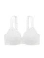 Dorina Damen Rachel BH – Leicht Gepolsterter Demi-BH mit Bügel und Geformten Cups, Verstellbaren Trägern und Weichem Mikrogewebe für Ganztägigen Komfort, Weiß