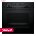Bosch Einbaubackofen 60cm Schwarz Air Fry Pyrolyse Heißluft Grill Backofen