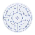 KAHLA 453406A75019H Blau Saks Suppenteller 22 cm | tiefer Teller mit Strohmuster aus Porellan
