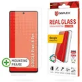 Displex Black Week % | Panzerglas 2D/ Clear 10H für Google Pixel 8 Pro Eco-Montagerahmen, Tempered Glas, kratzer-resistente Schutzfolie, hüllenfreundlich
