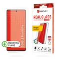 DISPLEX Panzerglas 2D/ Clear 10H für Google Pixel 8 Pro Eco-Montagerahmen, Tempered Glas, kratzer-resistente Schutzfolie, hüllenfreundlich