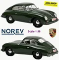 Porsche 356 Coupe 1500 Urmodell 1948-55 dunkelgrün dark-green 1:18 Norev 187453