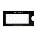 NEONAIL Stamping Plate 13 - Stamping Platte - Schablonen Platte - Nail Art - Nageldesign - Nagel Stempel Schablone - French Nails Schablone - Nagelkunst Stempel