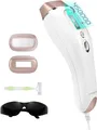 IPL Laser Haarentfernungsgerät mit Eiskühlung Funktion, Lichtbasierte Haarentfernung für dauerhaft glatte Haut,Schmerzlos, für Körper, Gesicht, Bikini-Zone & Achseln