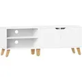 Vasagle TV-Schrank 40 cm x 140 cm x 45 cm Weiß