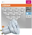 OSRAM HOMELIGHTING 4058075036703 LED EEK F (A - G) GU10 Reflektor 4.3W = 50W Neutralweiß (Ø x H) 50mm x 50mm 10St.