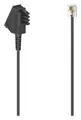 Hama 00201149 Telefonkabel Schwarz