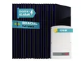 SUNNIVA® 10.0 kW Solaranlage, 20x 500 W Solarmodule Fullblack Bifacial, Wechselrichter SolarEdge SE10K (3-phasig)