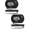 Aquarium Thermometer LCD Digital mit Saugnapf und Sonde, 2 Stücke,