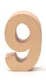Glorex Papp-Zahl 9 17,5 x 5,5 cm
