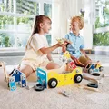 Hape Bauspielzeug Build-It Tool Box - bunte Werkzeugkiste fr Kinder