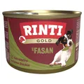 Rinti Gold mit Fasan 185 g - 12 Stück, Hundefutter, NEU