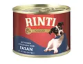 Rinti Gold Fasan 12x 185g Nassfutter Feuchtnahrung Hundefutter