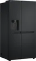 LG Side-by-Side GSLC41EPPE, 179 cm hoch, 91,3 cm breit, Front: schwarz anthrazit, Energieeffizienzklasse E (März 2021)