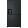 LG GSLC41EPPE Side-by-Side, Smart inverter Compressor, Eis- und Wasserspender, Wassertank, Freistehend - Schwarz