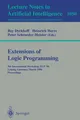 Extensions of Logic Programming Roy Dyckhoff