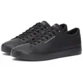 Tommy Hilfiger TH HI VULC CORE LOW LTH II ESS Sneaker, Freizeitschuh, Halbschuh, Schnürer in schmaler Form schwarz 41 EU