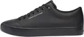 Tommy Hilfiger Herren Core Low Top Leder Vulkanisierte Sneaker, Black Triple Black, 41 EU