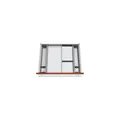 Blum Orga-Line Besteckeinsatz Facheinteilungs-Set KB 601-699mm, NL 500mm, grau