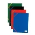 ELBA Eckspannermappe Standard, DIN A4, aus PP, sortiert mit Eckspannergummi und 3 Einschlagklappen, Stärke: 0,4 mm