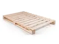 Palettenbett Futonbett Massivholzbett Singlebett PALETTI Fichte massiv 90x200 cm