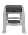 ONDIS24 Hocker Sitzhocker mit Trittleiter und Staufach bis 150 kg Aufstiegshilfe, 150 kg