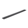 Bambelaa! Vogelabwehr Spikes Taubenabwehr Balkon Taubenschreck Balkongeländer Vogelschutz Vormontiert Abschreckung Vogel Katzen Tiere Mauer Katzenabwehr Taubenspikes Zaun Kunststoff Schwarz 2m x 4,5cm