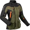 Bering Zephyr wasserdichte Damen Motorrad Textiljacke, schwarz-braun, Größe 38
