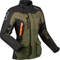 Bering Zephyr wasserdichte Damen Motorrad Textiljacke, khaki/schwarz, 38