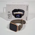 XCOAST Ive II Fit Smartwatch 44 mm Taupe Fitness Uhr 21 SPORTMODI Always on Disp