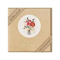 bsb - Glückwunschkarte Blumenstrauß - Nature Card - Nachhaltige Karten zum Geburtstag - Glückwunschkarten mit Umschlag - Geburtstagskarte Frauen & Männer - Glückwunschkarte 15,5 x 15,5 cm