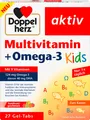 Doppelherz Multivitamin + Omega 3 für Kinder - 27 Stück, 43,2 g Nahrungsergänzun