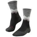 Falke - TK2 Crest - Wandersocken 39-41 | EU 39-41 grau/schwarz