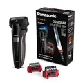 Panasonic Series 500 ES-LL41 Hybrid-Rasierer, 3in1-Rasierer zum Rasieren, Trimmen und Stylen, 2 Aufsätze, schwarz