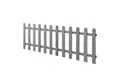 neu.holz Gartenzaun, »Elda« Lattenzaun WPC Friesenzaun 200x60cm Grau