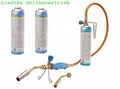 CFH- Profi- Hartlötset Turbo de Luxe 200 mit 3 Gasdosen Lötgerät, Lötbrenner