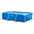 Intex 28271NP - Aufstellpool Rectangular Frame Rechteckig, 2282 L, Stahl und PVC, Blau, 260x160x65 cm