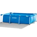 Intex Frame Swimming Pool Set Serie "Family II", blau, 260 x 160 x 65 cm