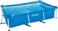 Intex 28271 Rectangular Frame Pool PVC-Aufstellpool Garten 260 x 160 x 65 cm