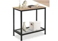 tectake Beistelltisch Filton (1-St., 1 tlg), Hochkantiger Beistelltisch im typischen Industrial Style