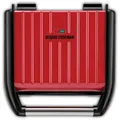George Foreman Steel Family Fitnesgrill Rot 25040-56