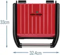 George Foreman 25040-56 Gril Steel Family Red