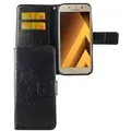 Samsung Galaxy A3 (2017) Handyhülle Bookcover Schwarz