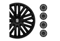 OMAC Radkappen Sparco 14 Zoll Roma Silber Grau 4tlg, (4-St) Einfache Installation, Haltbar