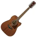 Natur Open Pore Dreadnought-Gitarre AW5412CE v Ibanez m integriertem Tonabnehmer