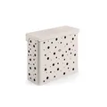 WESCO Wäschebox Duo 2 breit in der Farbe sand matt aus pulverbeschichtetem Stahlblech gelocht, 2x 32 Liter Kunststoffeinsätze in weiß, für Schrankausstattung geeignet, Maße: 66,5 x 27,0x 55,5 cm