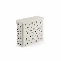 Wesco Wäschebox Duo 2 Sand matt, Wäschesammler, Stahlblech, 2 x 32 L, 8011809
